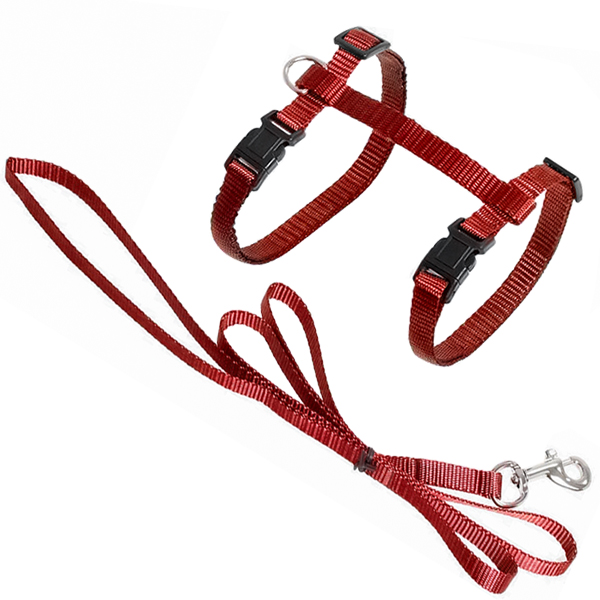 Flamingo Cat Harness and Leash Ziggi ФЛАМІНГО ЗІГГІ шлея та повідець для котів , Червоний см фото 1