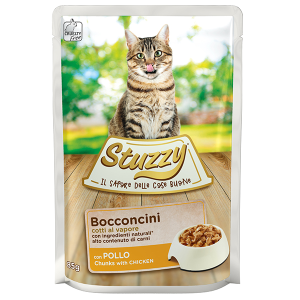 Stuzzy Cat Chicken ШТУЗІ КУРКА в соусі консерви для котів, вологий корм, пауч фото 1