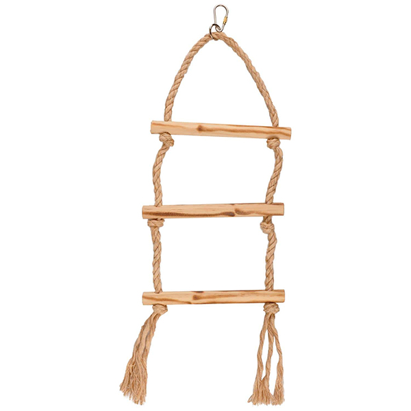 Flamingo Parakeet Toy Rope Swing ФЛАМІНГО МОТУЗЯНА ГОЙДАЛКА іграшка для папуг , 40 см х 12,5 см см