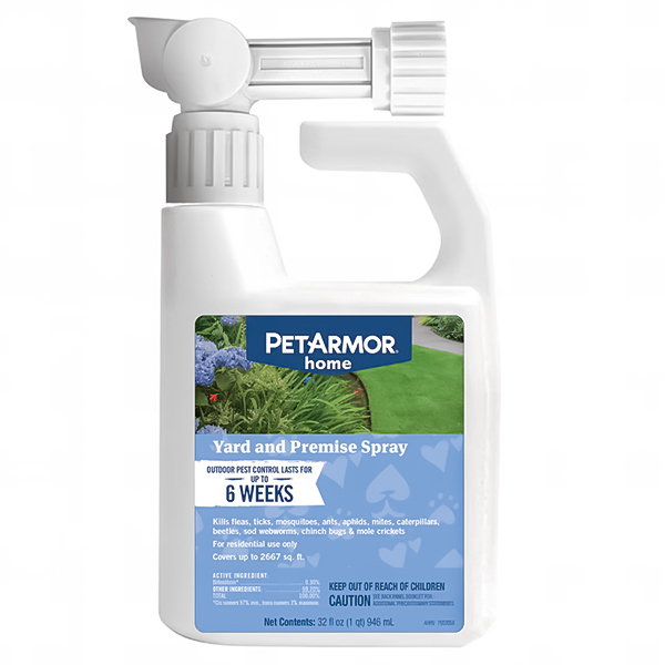PetArmor Home Yard and Premise ПЕТАРМОР ХОУМ ЯРД спрей від бліх, кліщів, комарів, комах надворі та в нежитлових приміщеннях фото 1