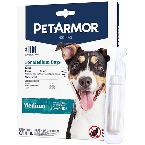 PetArmor Medium ПЕТАРМОР краплі від бліх, кліщів, вошей для собак 10- , 3 шт фото 1