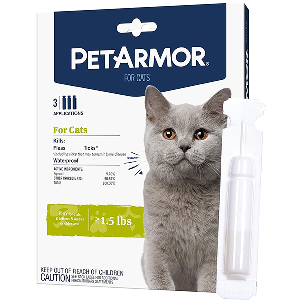 PetArmor Cats ПЕТАРМОР краплі від бліх, кліщів, вошей для котів від , 3 шт фото 1