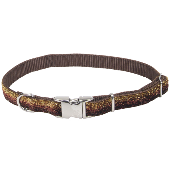 Coastal Pet Attire Sparkles КОСТАЛ СПАРКЛЕС нашийник для собак, 1х20-30см , Золотий см., 1 см х 20 - 30 см см фото 1