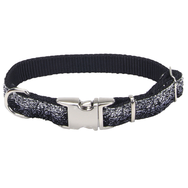 Coastal Pet Attire Sparkles КОСТАЛ СПАРКЛЕС нашийник для собак, 1х30-46см , Чорний см., 1 см х 30 - 46 см см фото 1
