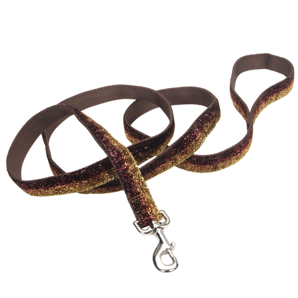 Coastal Pet Attire Sparkles КОСТАЛ СПАРКЛЕС повідець для собак, 1смХ1.8м , Золотий см., 1 см х 1,8 м см фото 1