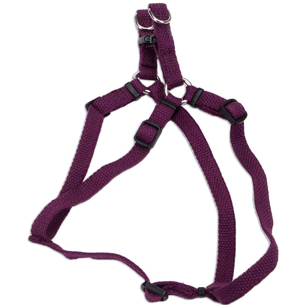 Coastal Earth Soy Dog Harness КОСТАЛ СОЄВА ЕКОШЛЕЯ для собак , Фіолетовий см., XS см., 1 см х 30 - 45 см, 2,3- см фото 1
