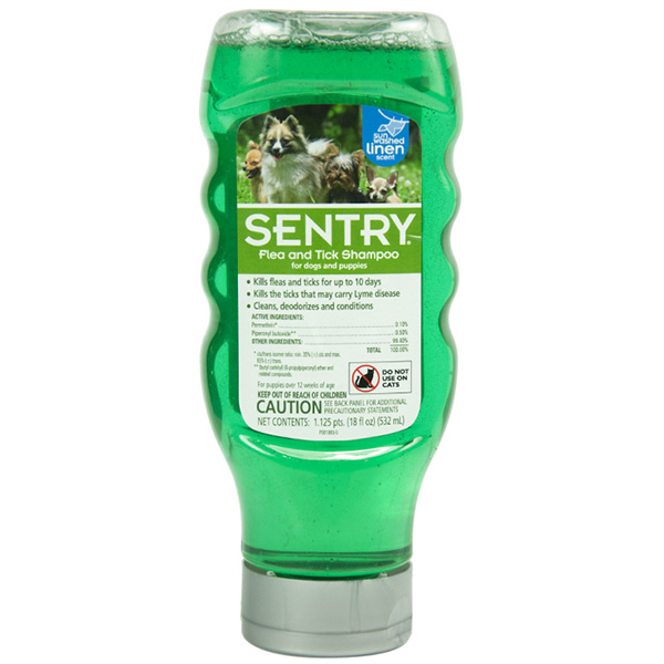 Sentry Sunwashed Linen Shampoo СЕНТРІ СОНЯЧНИЙ ЛЬОН шампунь від бліх і кліщів для собак фото 1
