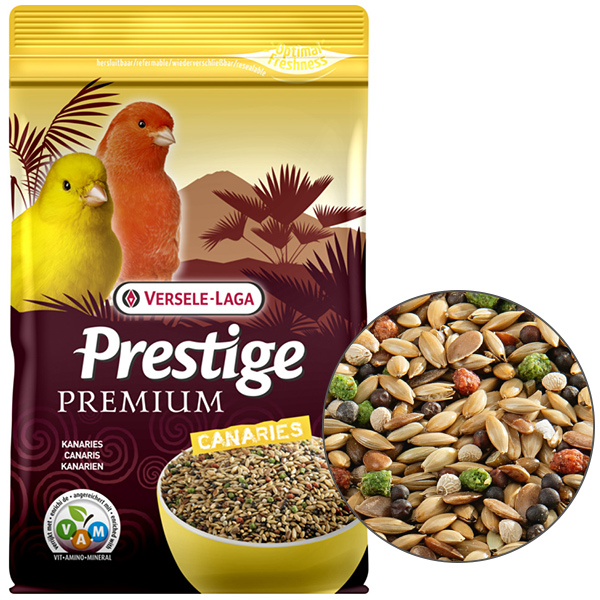 Versele-Laga Prestige Premium Canary ВЕРСЕЛЕ-ЛАГА ПРЕСТИЖ ПРЕМІУМ КАНАРКА повнораціонний корм для канарок , см