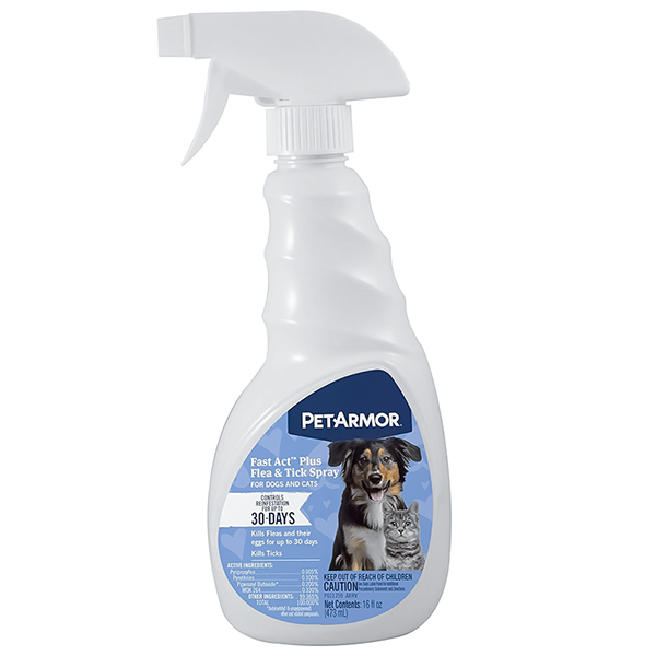PetArmor Fastact Plus ПЕТАРМОР ФАСТАКТ ПЛЮС спрей від бліх і кліщів для собак і котів фото 1