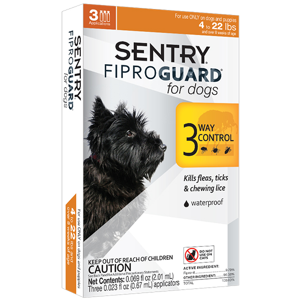 Fiproguard ФІПРОГАРД краплі від бліх, кліщів та вошей для собак до , 3 шт фото 1
