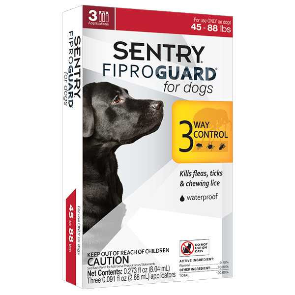 FiproGuard ФІПРОГАРД краплі від бліх, кліщів та вошей для собак 20- , 3 шт фото 1