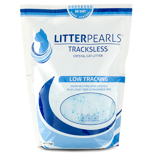 Litter Pearls TrackLess ЛІТТЕР ПЕРЛС ТРАКЛЕС кварцовий силікагелевий наповнювач для туалетів котів фото 1