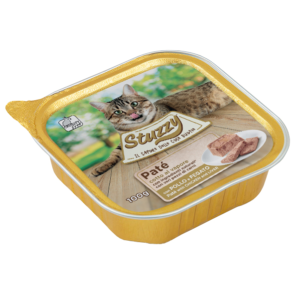 Stuzzy Cat Chicken Liver ШТУЗІ КУРКА ПЕЧІНКА корм для котів, паштет фото 1