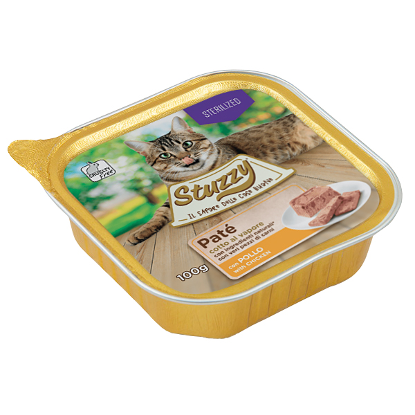 Stuzzy Cat Sterilized ШТУЗІ СТЕРІЛАЙЗИД корм для стерилізованих котів, паштет фото 1
