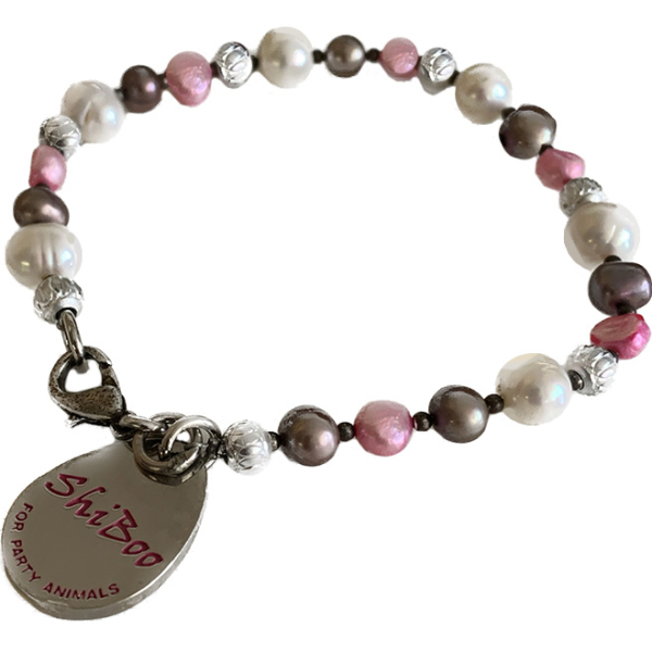 Shiboo КОКО Coco-Pearls перли, намисто , Фіолетовий см., 35 см см фото 1