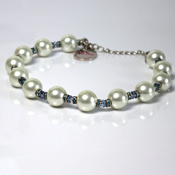 Shiboo ФЕШН Fashion-Pearls , перли, намисто , Прозорий-білий см., 25 см см фото 1