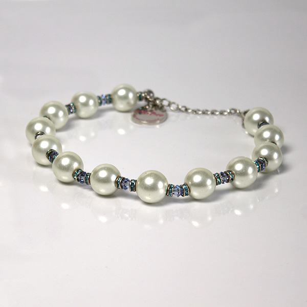 Shiboo ФЕШН Fashion-Pearls перли, намисто , Рубін-білий см., 35 см см фото 1