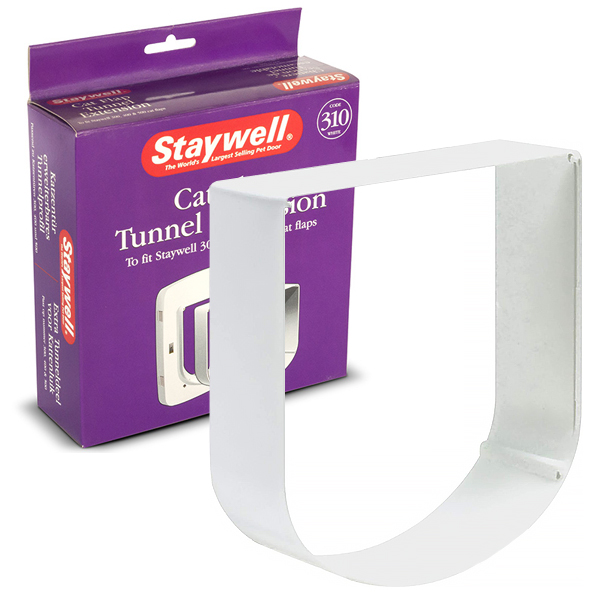 PetSafe Staywell Extension Tunnel ПЕТСЕЙФ СТЕЙВЕЛ ПОДОВЖУВАЧ ТУНЕЛЮ до дверей для собак та котів , Білий кг фото 1