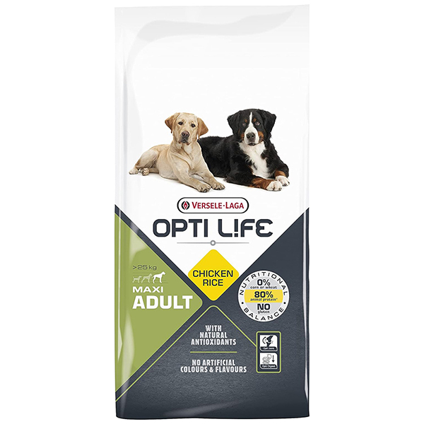 Opti Life Adult Maxi ОПТІ ЛАЙФ ДОРОСЛИЙ ВЕЛИКИХ сухий суперпреміум корм для собак великих порід , см фото 1