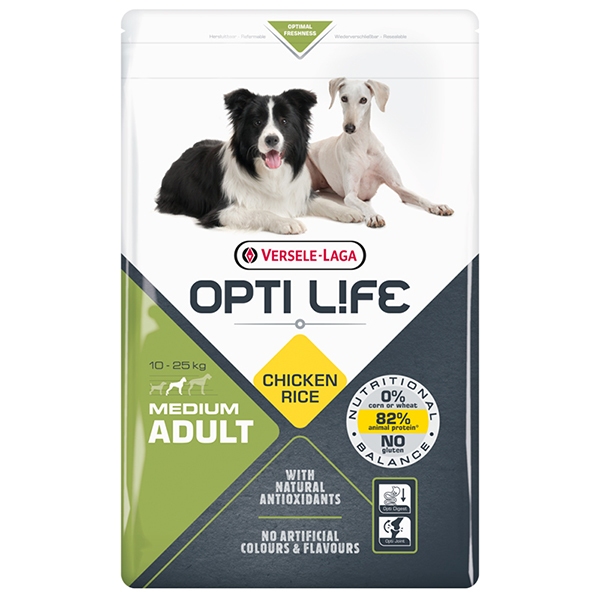 Opti Life Adult Medium ОПТІ ЛАЙФ ДОРОСЛИЙ СЕРЕДНІХ сухий суперпреміум корм для собак середніх порід , см фото 1