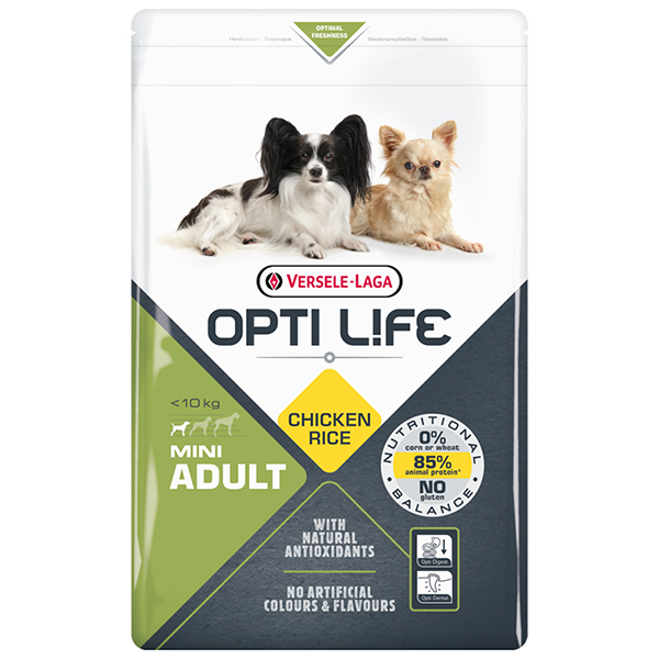 Opti Life Adult Mini ОПТІ ЛАЙФ ДОРОСЛИЙ МІНІ МАЛИХ сухий суперпреміум корм для собак міні та малих порід , см фото 1