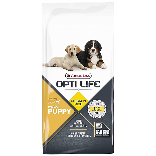 Opti Life Puppy Maxi ОПТІ ЛАЙФ ЦУЦЕНЯ ВЕЛИКИХ сухий суперпреміум корм для цуценят великих порід , см фото 1