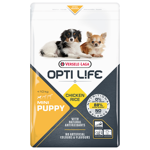 Opti Life Puppy Mini ОПТІ ЛАЙФ ЦУЦЕНЯ МІНІ МАЛИХ сухий суперпреміум корм для цуценят міні та малих порід , см фото 1