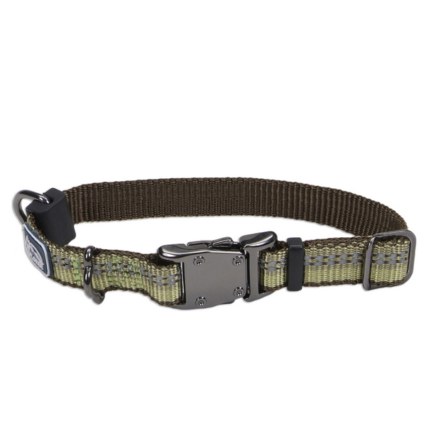 Coastal K9 Explorer Collar КОСТАЛ К9 ЕКСПЛОРЕР світловідбивний нашийник для собак, 1.6х20-30см , Папороть см., 1,6 см х 20 - 30 см см фото 1