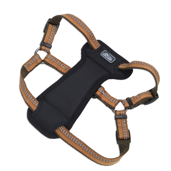 Coastal K9 Explorer Harness КОСТАЛ К9 ЕКСПЛОРЕР світловідбивна шлея з нагрудником для собак 2.3- , Полум’я см., 1,6 см х 30 - 45 см, 2,3- см., см фото 1