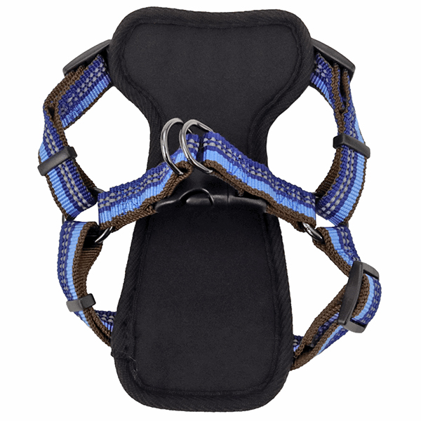 Coastal K9 Explorer Harness КОСТАЛ К9 ЕКСПЛОРЕР світловідбивна шлея з нагрудником для собак 2.3- , Сапфіровий см., 1,6 см х 30 - 45 см, 2,3- см., см фото 1