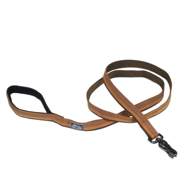 Coastal K9 Explorer Leash КОСТАЛ К9 ЕКСПЛОРЕР світловідбивний повідець для собак, 2.5смХ1.8м , Полум’я см фото 1