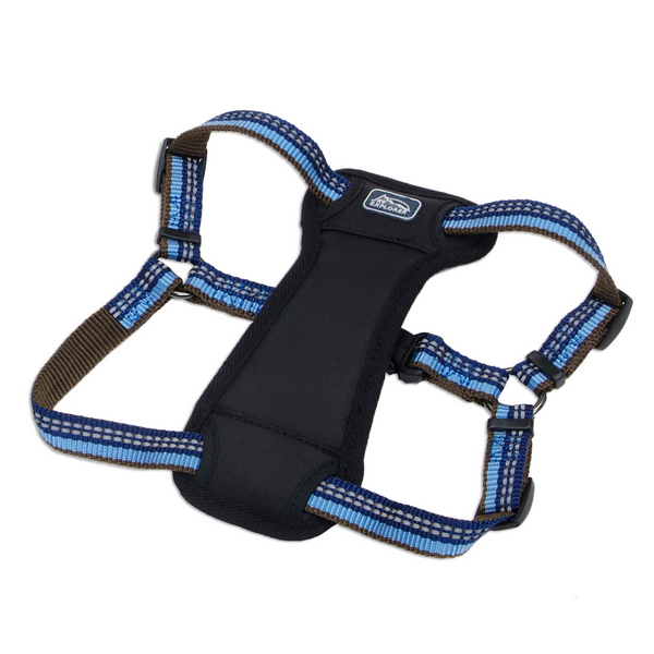 Coastal K9 Explorer Harness КОСТАЛ К9 ЕКСПЛОРЕР світловідбивна шлея з нагрудником для собак 20.4- , Сапфіровий см., 2,5 см х 66 - 96,5 см, 20,4- см., см фото 1