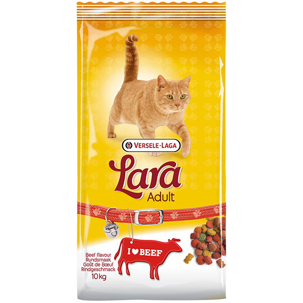 Lara Adult Beef flavour ЛАРА ЯЛОВИЧИНА сухий преміум корм для котів , см фото 1