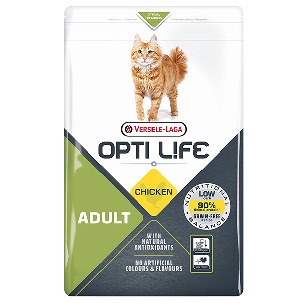 Opti Life Adult ОПТІ ЛАЙФ ДОРОСЛИЙ беззерновий сухий суперпреміум корм для котів , см фото 1