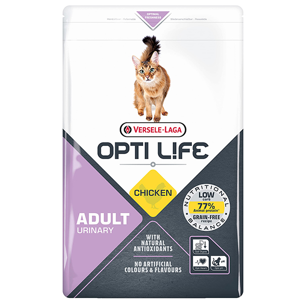 Opti Life Urinary ОПТІ ЛАЙФ УРІНАРІ беззерновий сухий суперпреміум корм для котів, схильних до сечокам’яної хвороби , см фото 1