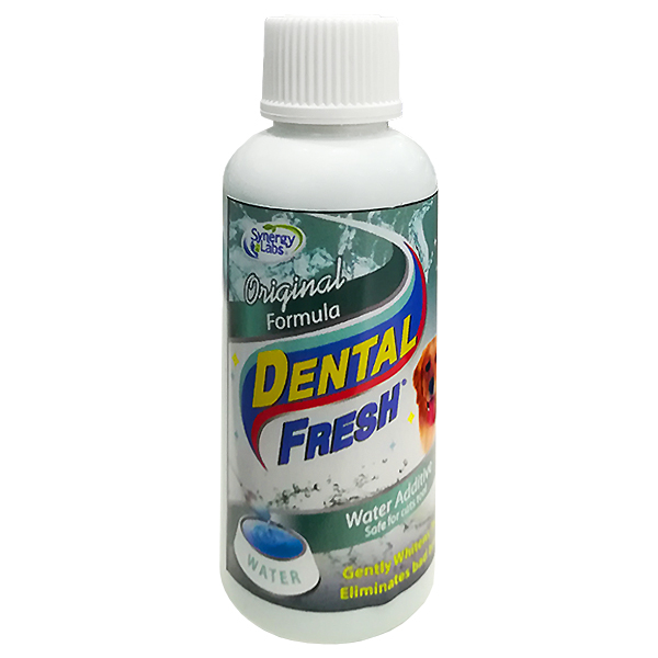 SynergyLabs Dental Fresh СИНЕРДЖІ ЛАБС СВІЖІСТЬ ЗУБІВ рідина від зубного нальоту і запаху з пащі собак і котів фото 1