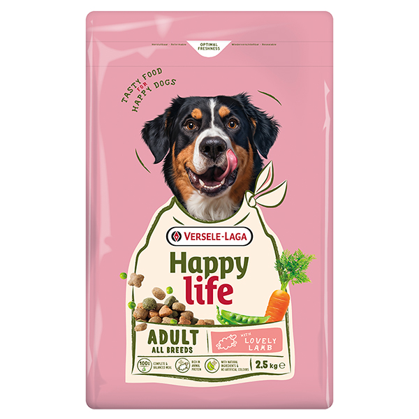 Happy Life Adult with Lamb ХЕППІ ЛАЙФ ЯГНЯ сухий преміум корм для собак усіх порід , см фото 1