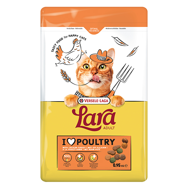 Lara Adult with Chicken & Turkey ЛАРА ІНДИЧКА КУРКА сухий преміум корм для котів , см фото 1
