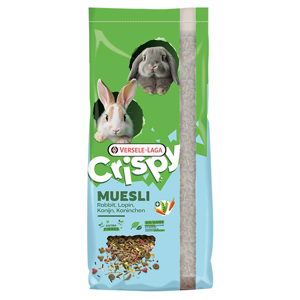 Versele-Laga Crispy Muesli Rabbit ВЕРСЕЛЕ-ЛАГА КРІСПІ МЮСЛІ КРОЛИК мюслі корм для кроликів , см