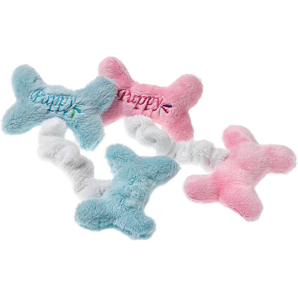 Flamingo Puppy Mini Bones ФЛАМІНГО ПАППІ МІНІ БОНЗ м’яка іграшка з пищалкою для цуценят , см фото 1