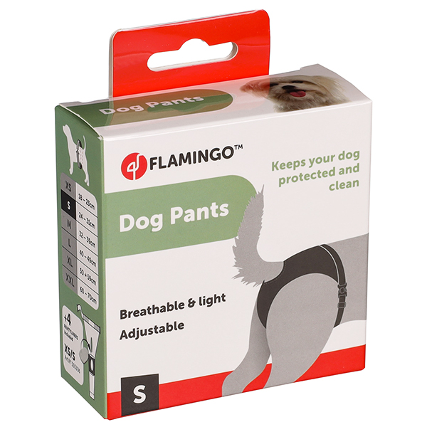 Flamingo Dog Pants Sasha ФЛАМІНГО САША гігієнічні труси для собак , S см., 31 см х 13,5 см х 1,5 см см., см фото 1