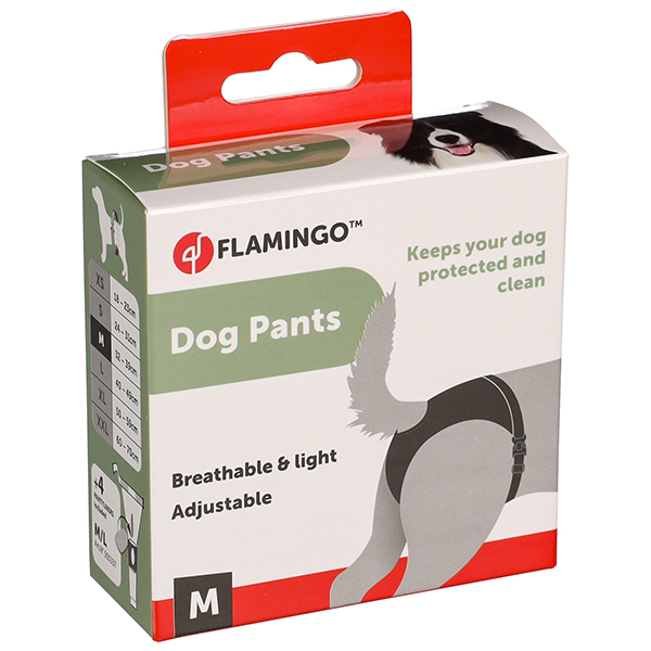 Flamingo Dog Pants Sasha ФЛАМІНГО САША гігієнічні труси для собак , M см., 39 см х 18,9 см х 2 см см., см фото 1