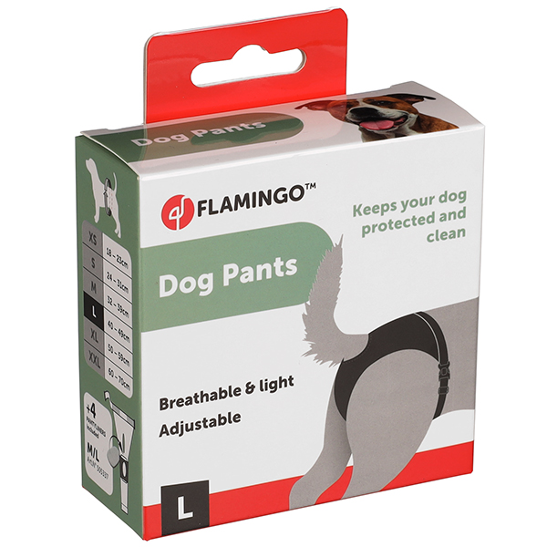 Flamingo Dog Pants Sasha ФЛАМІНГО САША гігієнічні труси для собак , L см., 40 см х 49 см см., см фото 1
