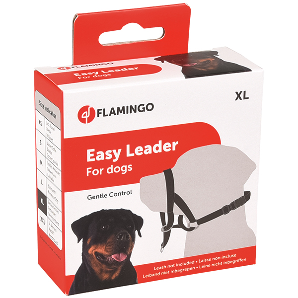 Flamingo Easy Leader XL ФЛАМІНГО ІЗІ ЛІДЕР недоуздок для корекції поведінки собак, бернський зенненхунд, ротвейлер, ньюфаундленд , XL кг фото 1