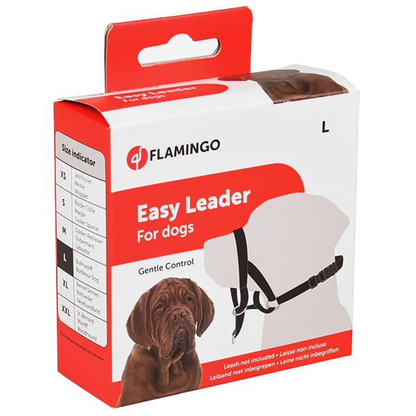 Flamingo Easy Leader L ФЛАМІНГО ІЗІ ЛІДЕР намордник для корекції поведінки собак, бульмастиф, бордоський дог , L кг фото 1