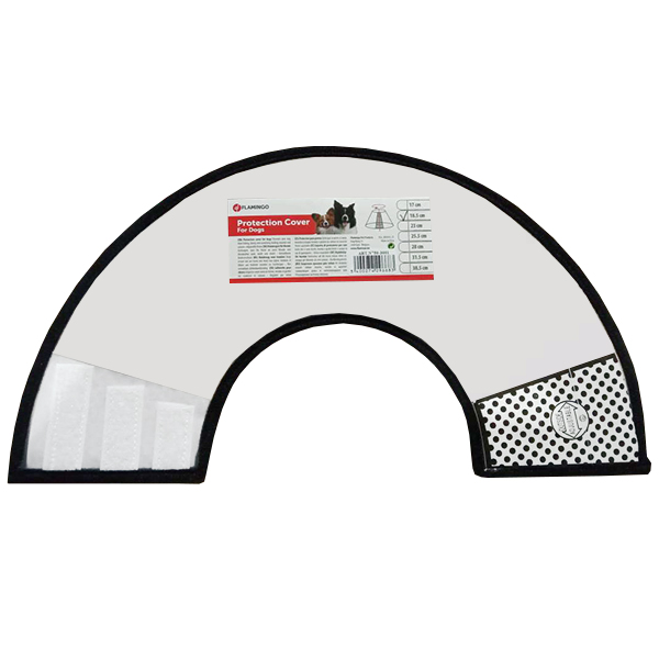 Flamingo Neckcap Capo ФЛАМІНГО КОМІР захисний ветеринарний для собак , 18,5 - 22 см, h 10,5 см см фото 1