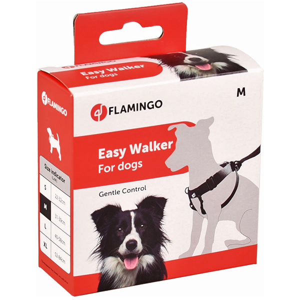 Flamingo Easy Walker ФЛАМІНГО ІЗІ ВОКЕР тренувальна шлея для собак, нейлон , M см., 31 - 39 см см фото 1