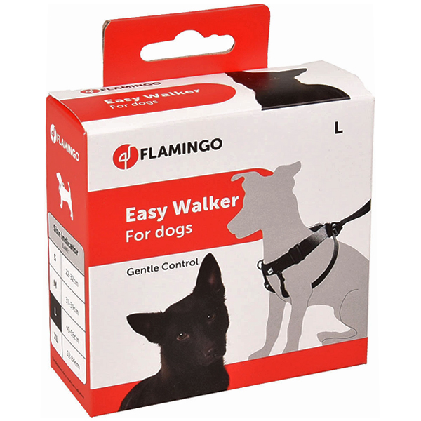Flamingo Easy Walker ФЛАМІНГО ІЗІ ВОКЕР тренувальна шлея для собак, нейлон , L см., 40 - 58 см см фото 1