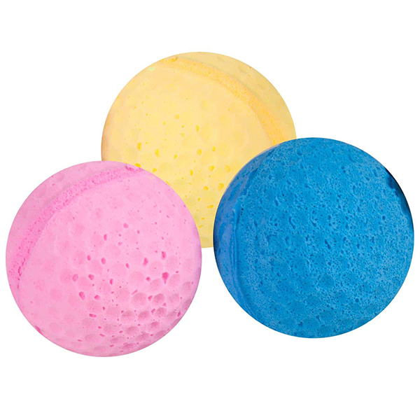 Flamingo Ball Spungy ФЛАМІНГО СПОНЖ М’ЯЧ іграшка для котів , 4 см см фото 1
