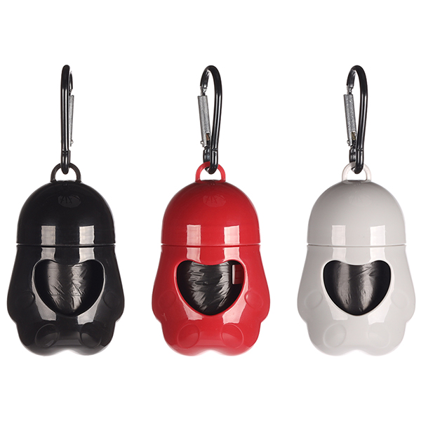 Flamingo Bag Holder Legga Paw ФЛАМІНГО ЛЕГГА ЛАПА диспенсер з пакетами для збору фекалій собак , В асортименті см., 15 од см фото 1